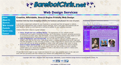 Desktop Screenshot of barefootchris.net